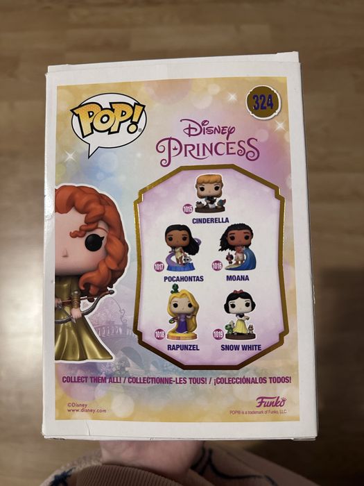 Figurina Funko Pop Merida Disney Princess 324 Exclusive Gold Edition