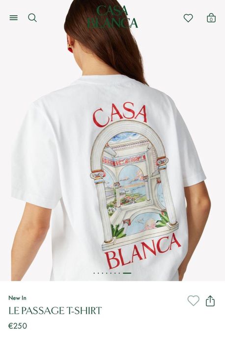 Casablanca Le Passage тениска ТОП качество XL размер