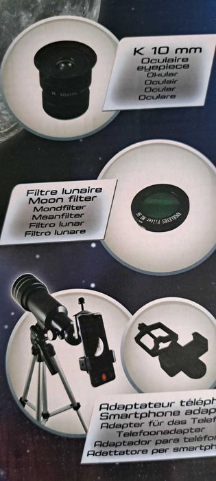 Нов лунен телескоп Buki France с 30 дейности -8+ детски