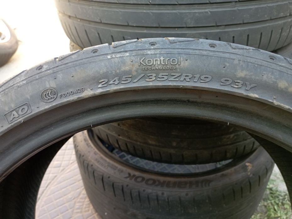 4×anvelope vară 245/35ZR19 93Y AO Dot0221 Hankook Ventus S1 evo2