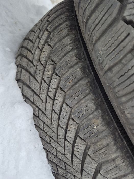 Jante iarna vw polo skoda 5x100 185 65 15 Continental de iarnă