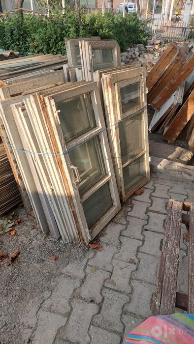 Продается шифер б/у, окна деревянные б/у, двери деревянные б/у, дешево
