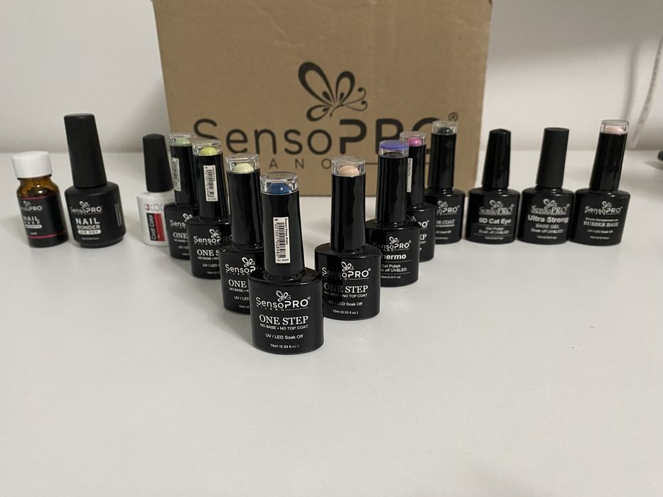 Set oja semipermanenta + pile noi + freza/ pila electrica +lampa uv