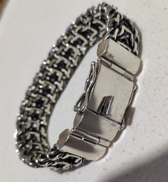 Браслет серебряный " Император"