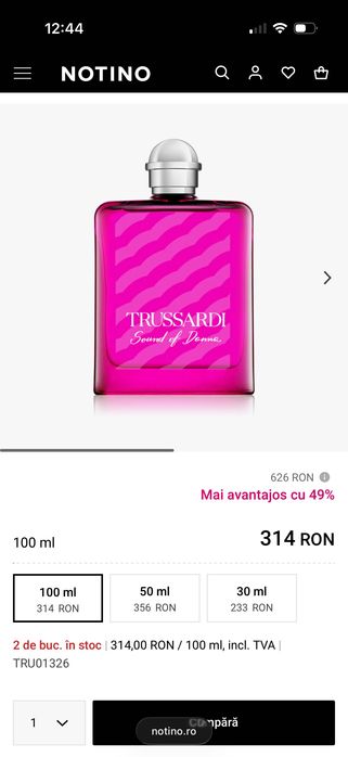 Parfum Trussardi Sound of Donna