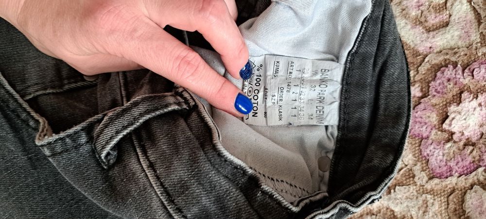 джинсы черные, Турция ,размер 31-32, состояние в идеале