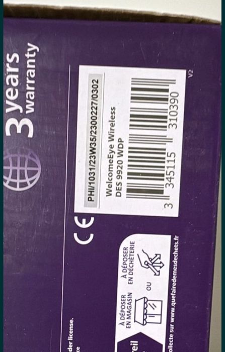 Sonerie/videointerfon PHILIPS WelcomeEye wireless 9920 NOU