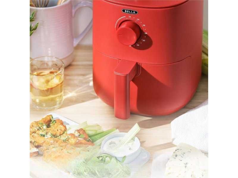 Компатен Еър Фрайър BELLA 17711 - 3L, 1400W, Червен