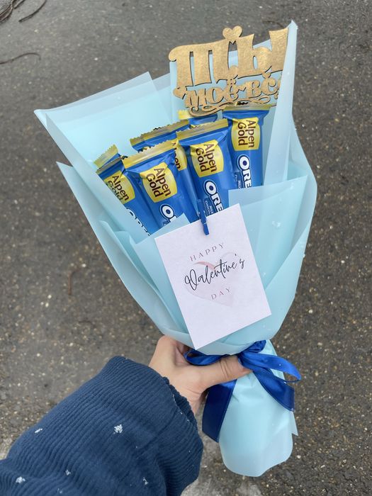 Букет из альпенгольда&орео 9100 т