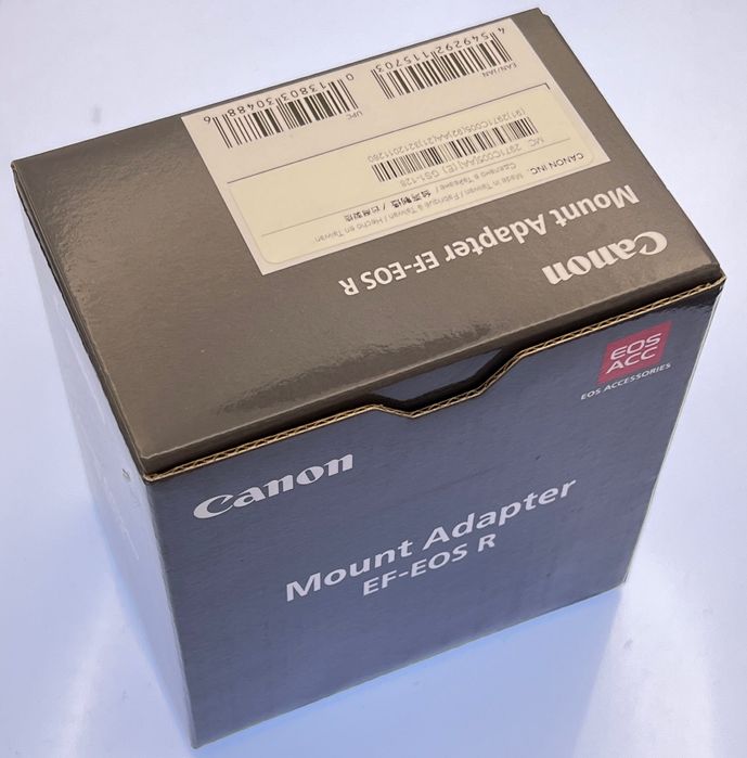 Adaptor montura EF-EOS R, Canon, rezistent la intemperii, negru