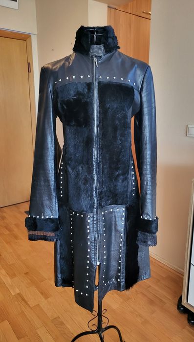 Палто естествена кожа С размер