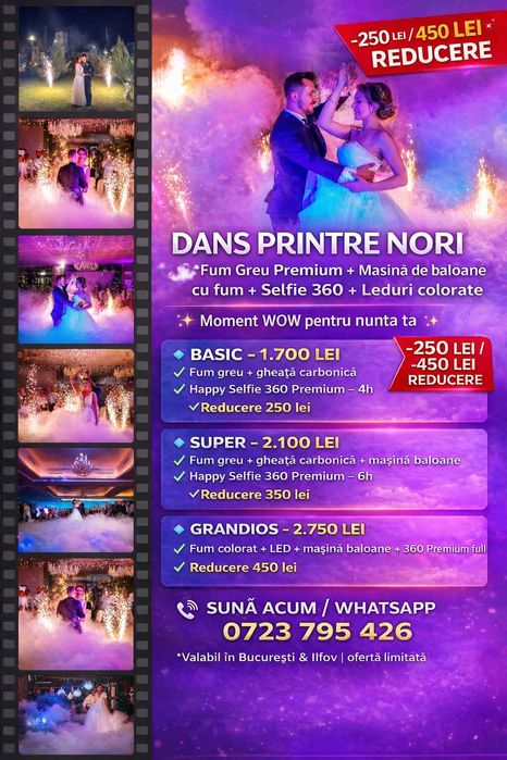 2026 SALE – HappySelfie360 & Cabina Foto | Fum Greu & Reduceri TOP