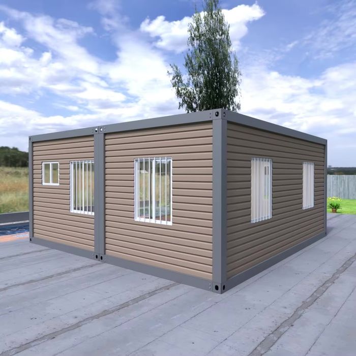 Container modular 6m x 6m din doua module