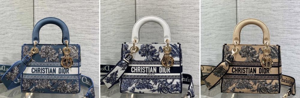 Geanta Christian Dior Lady Jacquard
