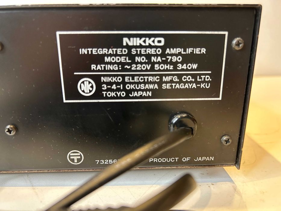 Vand amplificator Nikko NA-790 Vintage