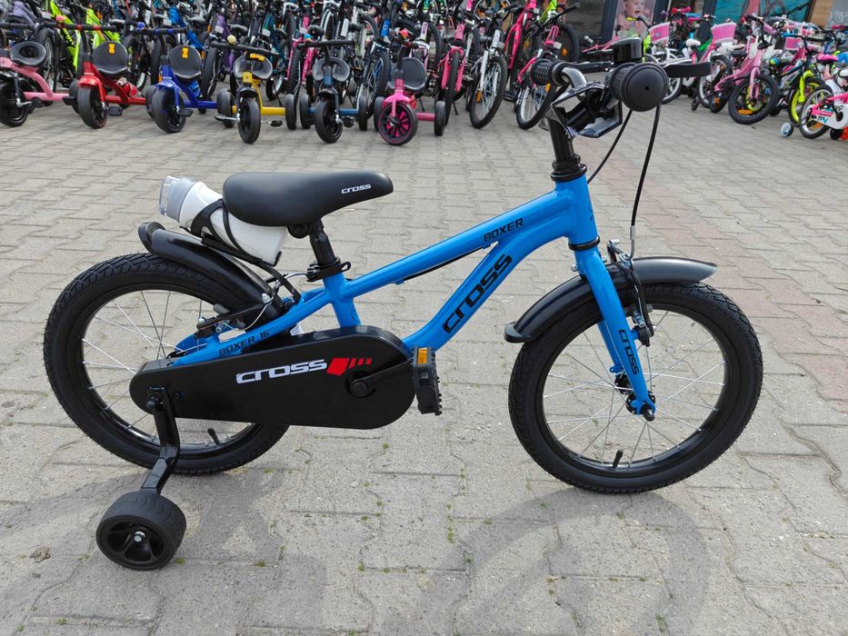 CROSS Алуминиев велосипед 16" BOXER син