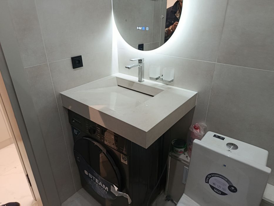 Раковина над стиральной машинкой