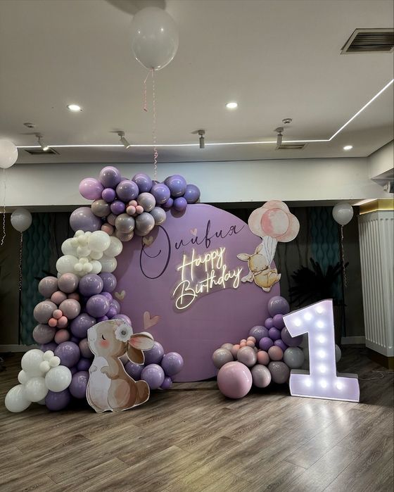 Шар афармление Тедди мошинага бант фейерверк