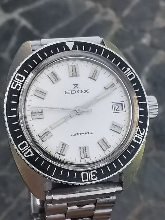 Ceas EDOX Automatic Diver 200 m - 35,5 mm - Funcționează impecabil!