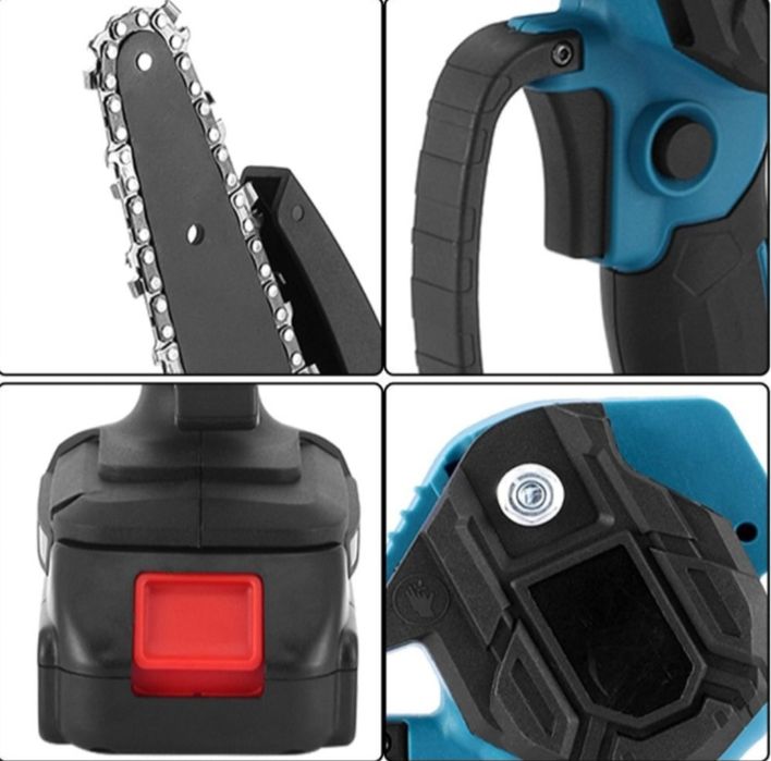 Drujba Fierăstrău portabil,fara fir cu 2 acumulatori 48V lama 15 cm 2