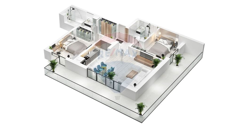 Apartament 3 camere de vanzare