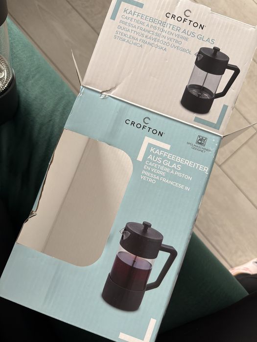 Vand cafetiera din sticla