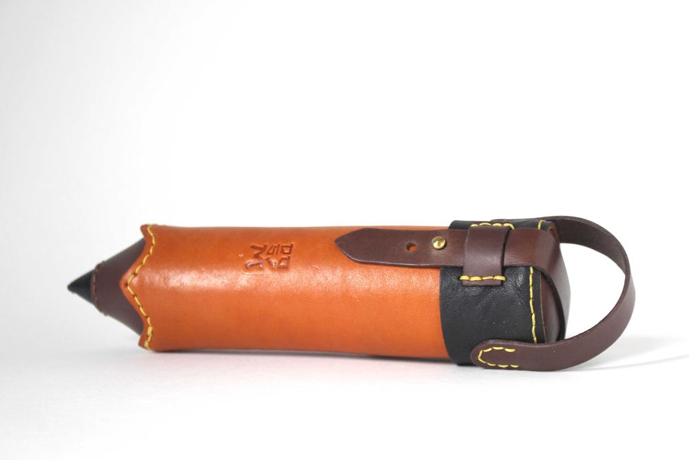 Пенал/Qalamdon 100% Натуральная кожа