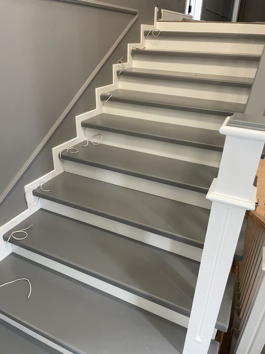 Лестница освещения