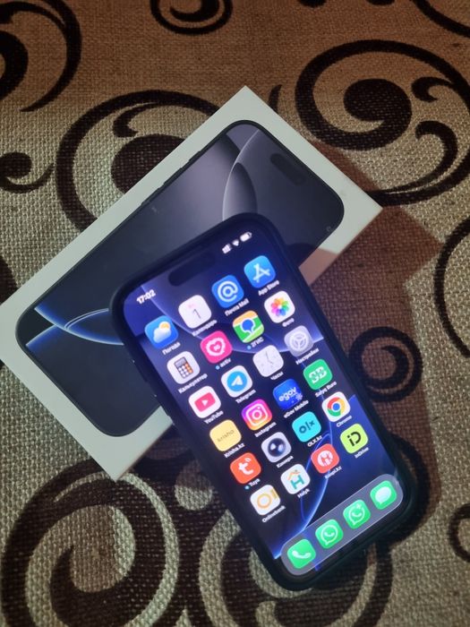 Айфон 16про чёрный