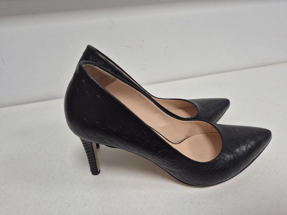 Дамски официални обувки естествена кожа