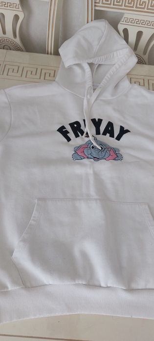 Толстовка с длинным рукавом оверсайз