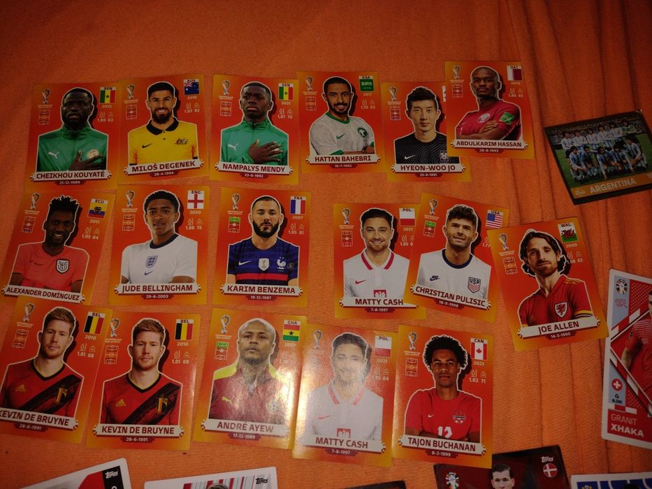 Stickere cu fotbalisti