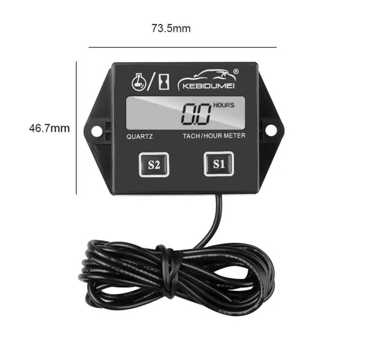 Turometru/Tahometru Pt Motor pe Benzina la Motocicleta ATV AUTO–T1–T2