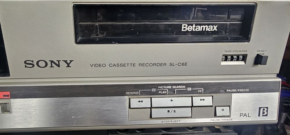 Video player sony betamax in stare f buna vcr