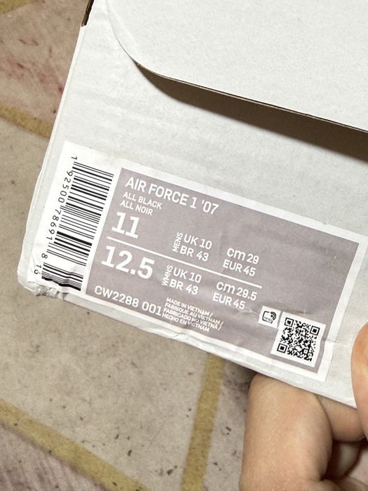 Nike air 1 Новые, 45 размер