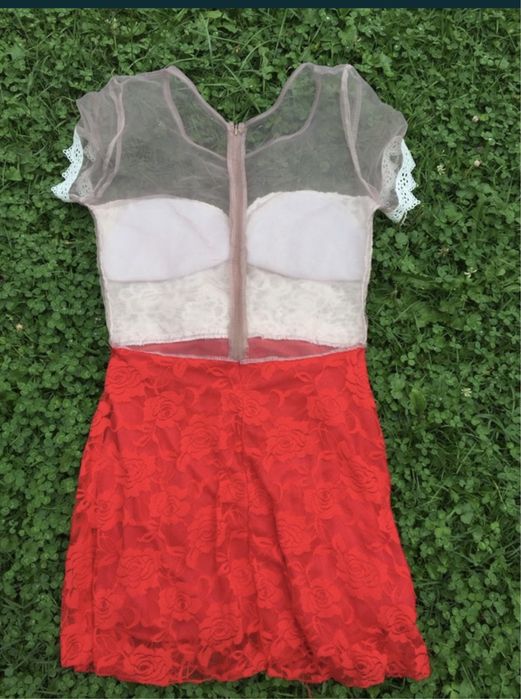 Camasa Tommy Hilfinger+ blugi Zara+ rochie rosie , marimea XS