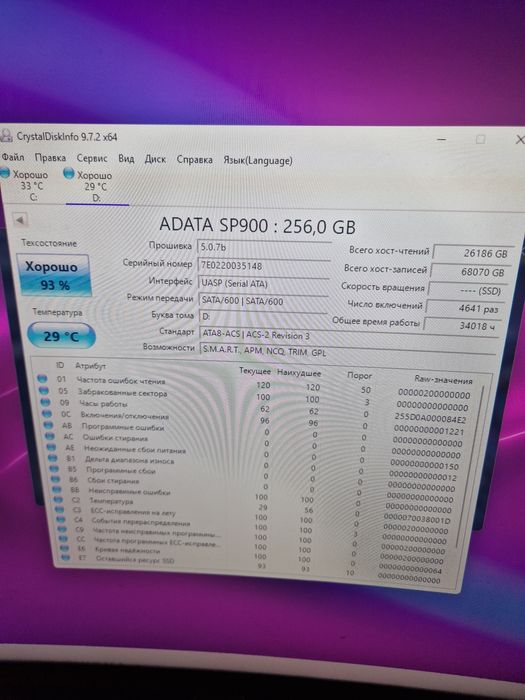 Ssd 256gb продам