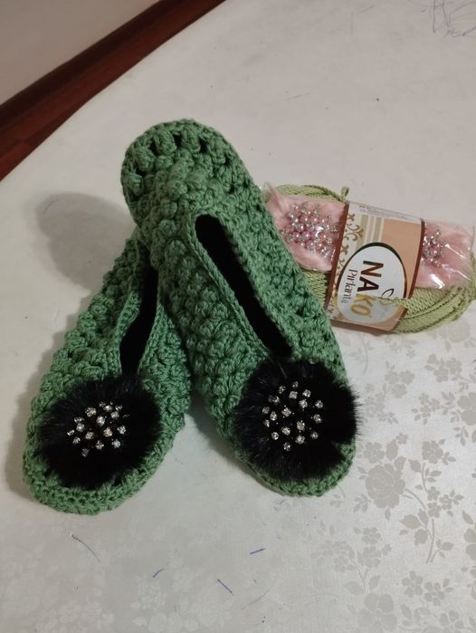 Ручная работа балетки.