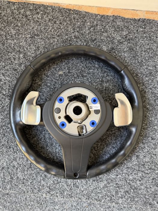 Volan M pachet cu padele original LCI BMW F10 F11 F07 F01 F02 F06