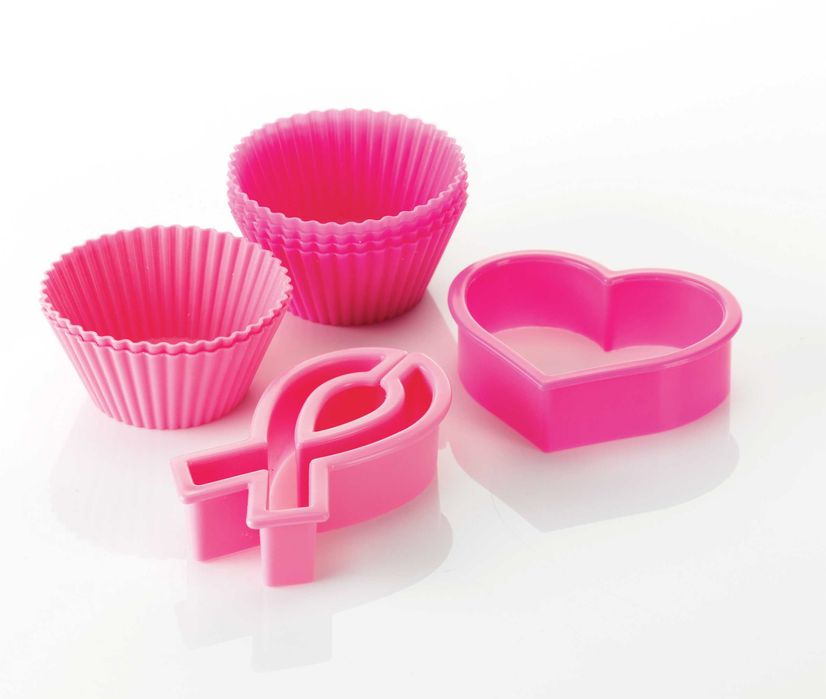 Set 8 forme copt briose/prajituri in forma de inimioara,fundita,Avon