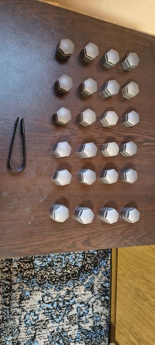 Капачки за болтовете на джантите на Ауди