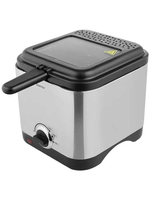 Фритюрница Centek CT-1430, 1,5л, 3 режима, мощность 900Вт