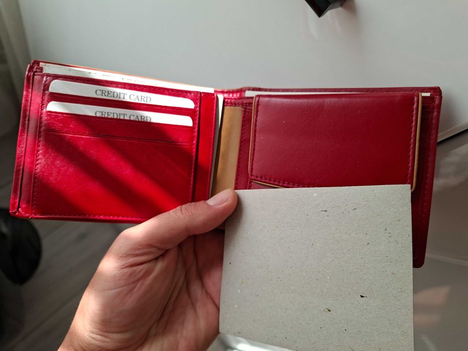 portofel nou piele veritabila