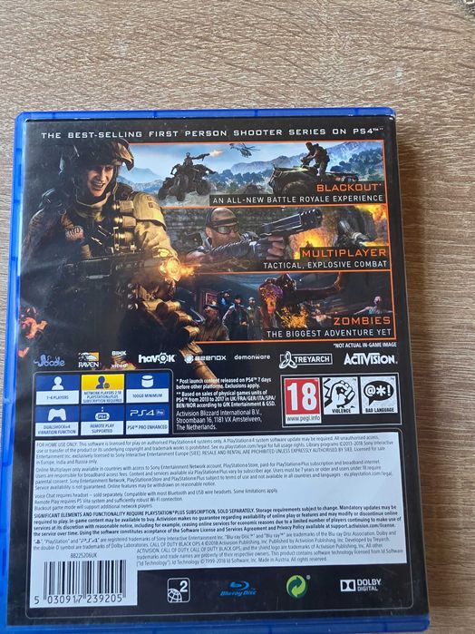 Call of Duty black ops 4 Playstation 4 Game