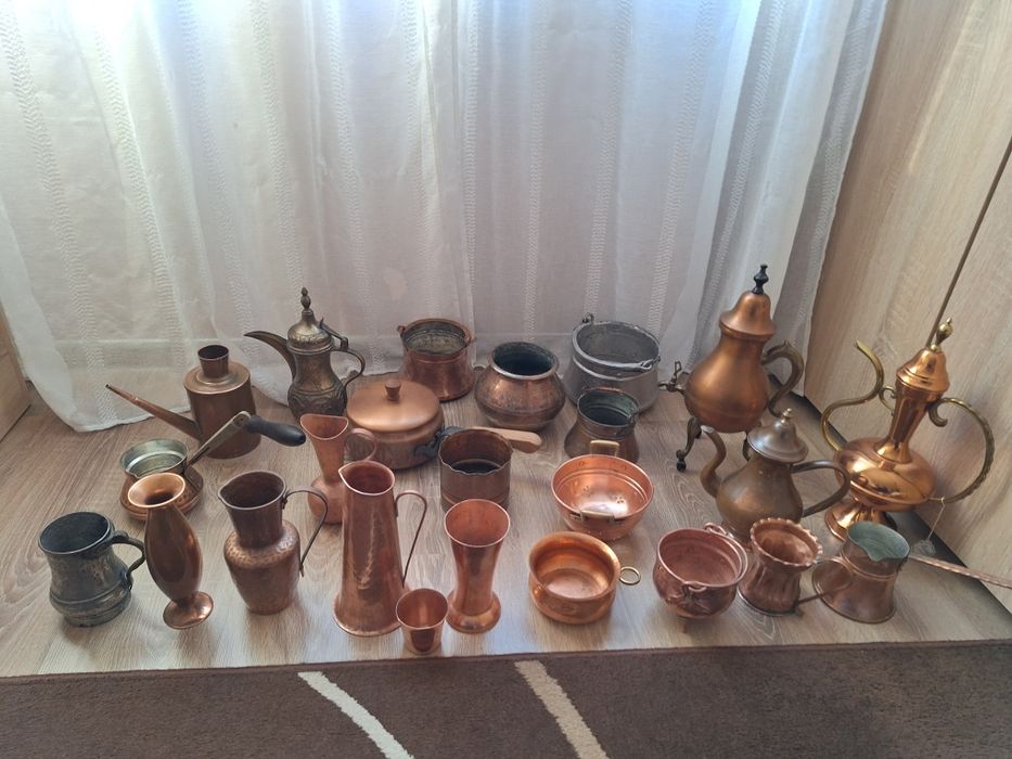 Медни съдове за кухня и градина