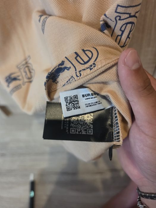 Tricou polo Burberry – mărimea L – nou, cu etichetă
