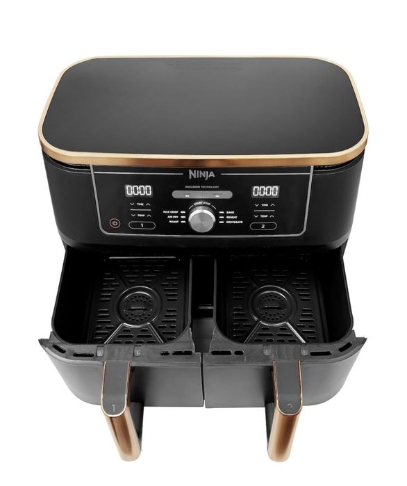 Фритюрник,Фрайър Ninja AF400EUCP, 2470W,9.5л, 6 програми,черен/златист