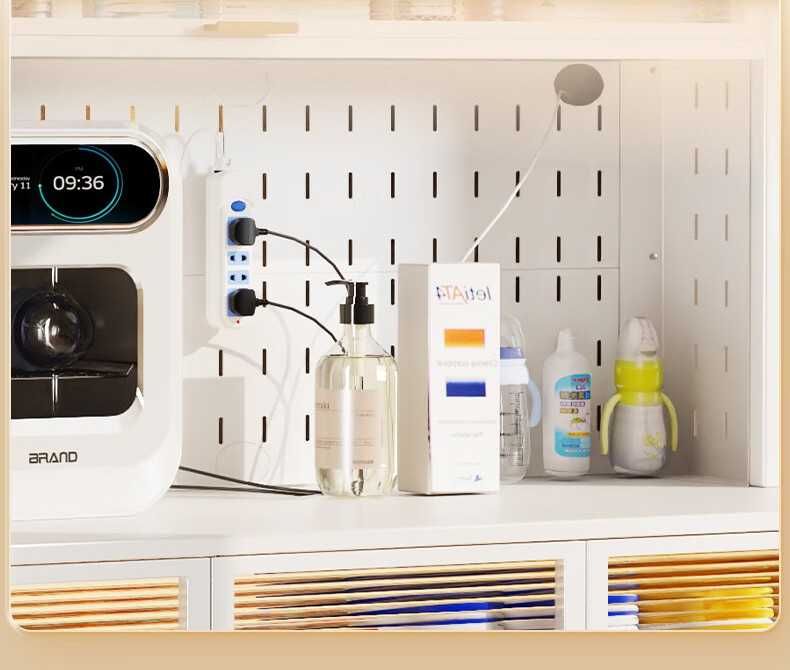 Oshxona uchun servanti yuqoriga ochiladigan eshikli shkaf