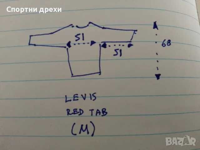 Тениска с дълъг ръкав Levis Red Tab (M)