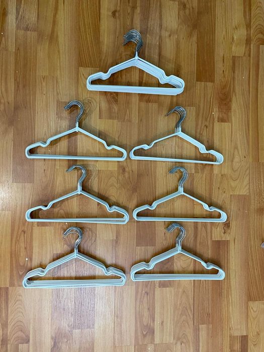 Вешалки бу пластик темір